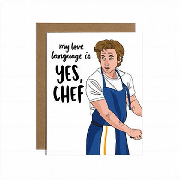 Yes Chef Love Card