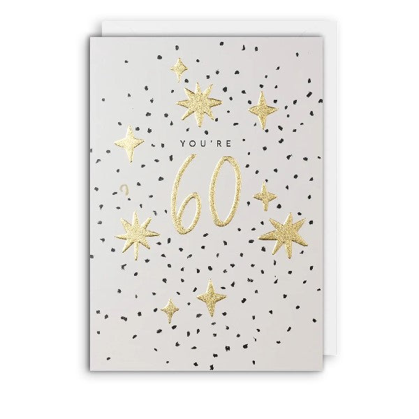 You're 60 Birthday Card
