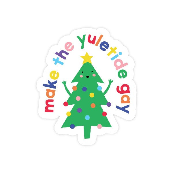 Yuletide Gay Sticker