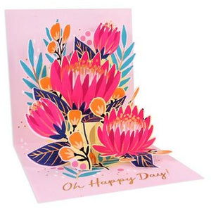 Protea Pop Up Card