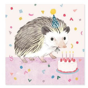 Hedgehog Pop-Up Birthday Card