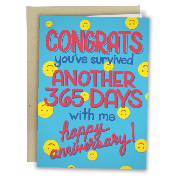 Another 365 Days Anniversary Card