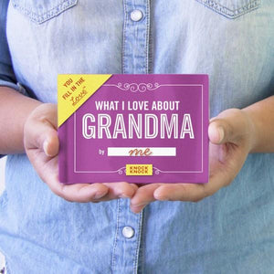 Knock Knock Fill In The Love Journal What I Love About Grandma | The Gifted Type