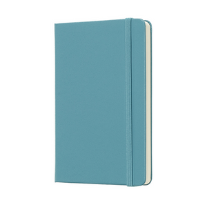 Moleskine Classic Pocket Hardcover Notebook | Reef Blue | The Gifted Type