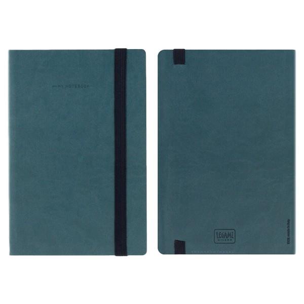 Legami Elastic Bound Notebook | Petrol | The Gifted Type