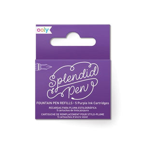 Splendid Fountain Pen Ink Refills | Purple | The Gifted Type