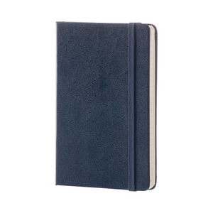 Moleskine Classic Pocket Hardcover Notebook | Sapphire Blue | The Gifted Type