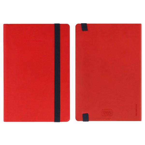 Legami Elastic Bound Notebook | Red | The Gifted Type