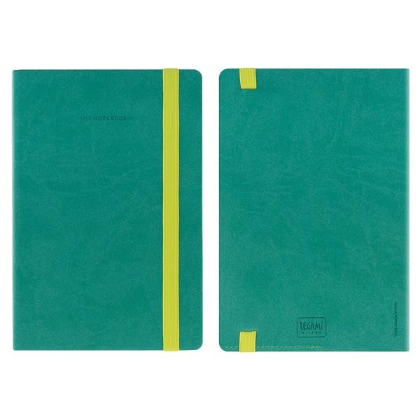 Legami Elastic Bound Notebook | Turquoise | The Gifted Type