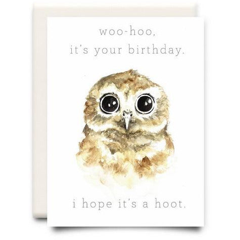 Hope It's A Hoot Birthday Card