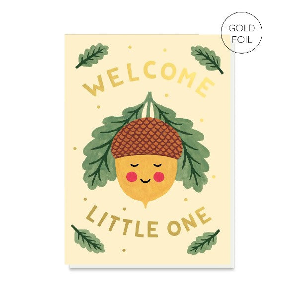 Little Acorn Baby Card