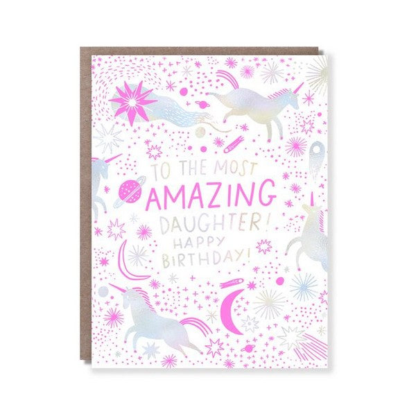 Amazing Daughter Birthday Card