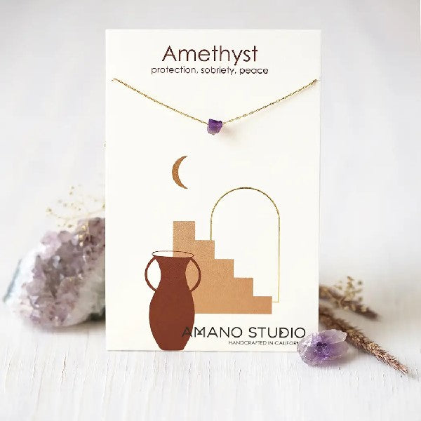 Amano Studio Healing Stone Necklace | Amethyst