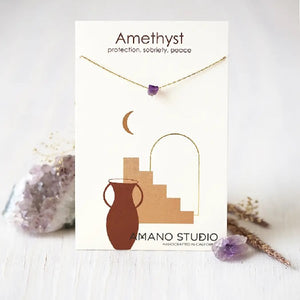 Amano Studio Healing Stone Necklace | Amethyst