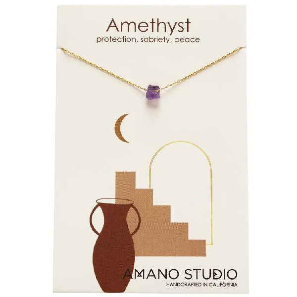 Amano Studio Healing Stone Necklace | Amethyst