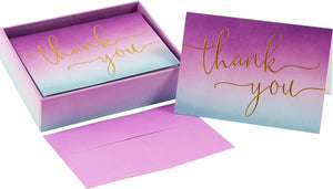 Amethyst Thank You Notecards