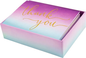Amethyst Thank You Notecards