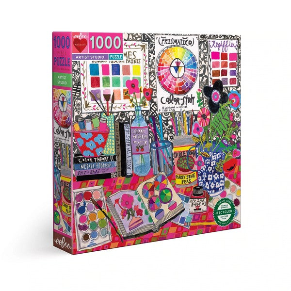 Eeboo 1000 Piece Puzzle | Artist Studio