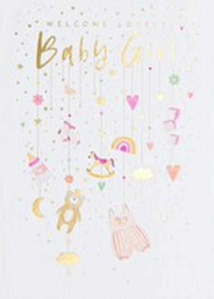 Welcome Baby Girl Card