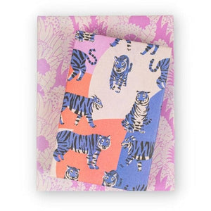 Wrappily Eco Gift Wrap | Blue Tigers