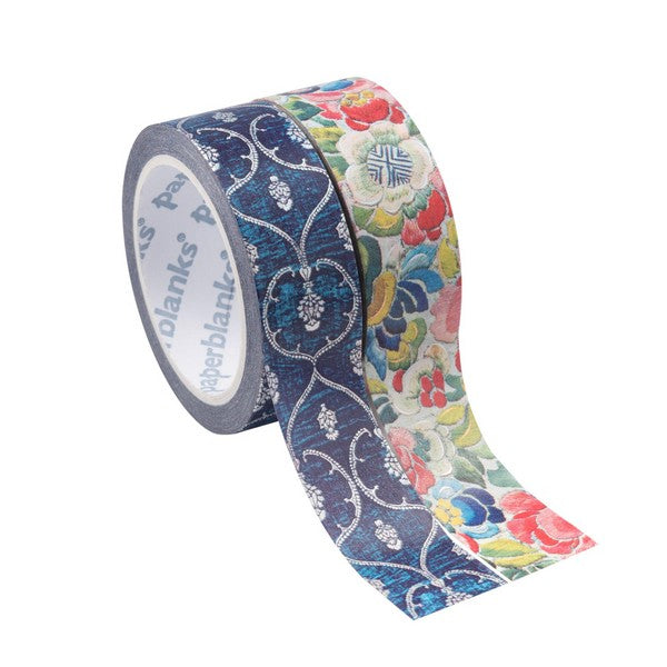 Paperblanks Washi Tape Set | Blue Velvet & Pear Garden