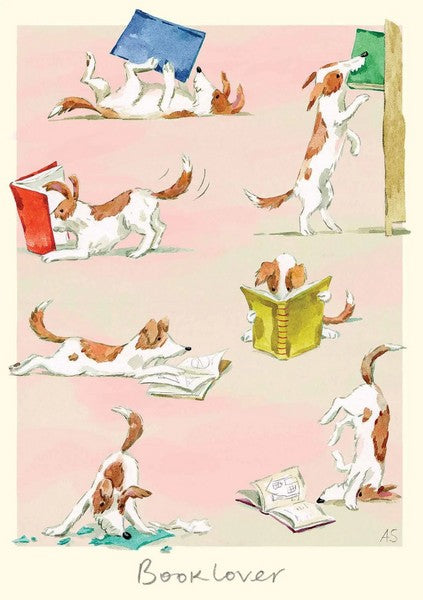 Book Lover Blank Art Card