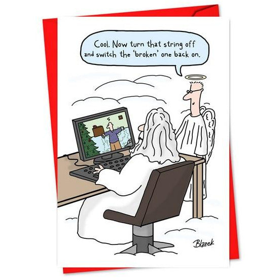 Christmas Lights Christmas Card