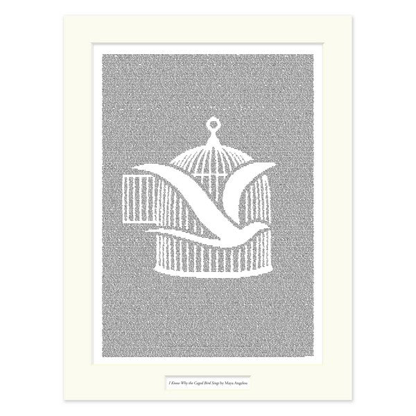Litographs Matted Print | I Know Why The Cages Bird Sings