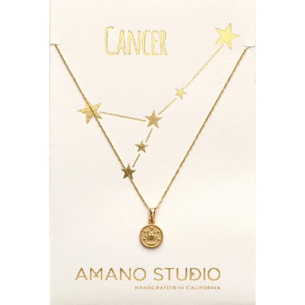 Amano Studio Zodiac Necklace | Cancer