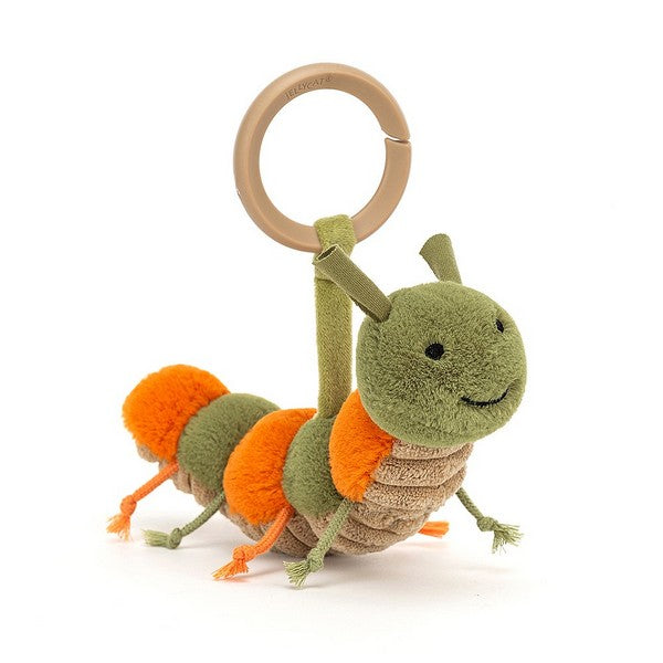 Jellycat Little Christopher Caterpiller Stroller Toy