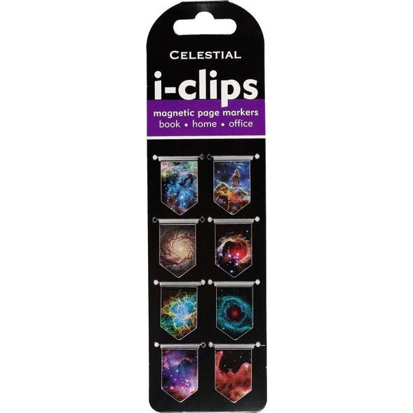 i-Clip Magnetic Bookmark Set | Celestial