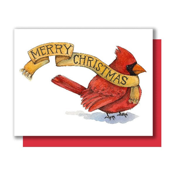 Cardinal Christmas Card