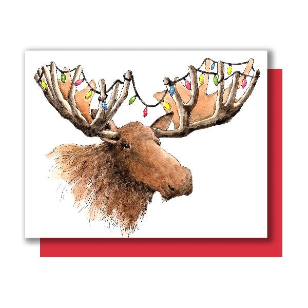 Christmas Moose Card