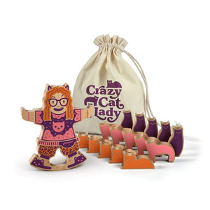 Fred & Friends Stacking Game | Crazy Cat Lady