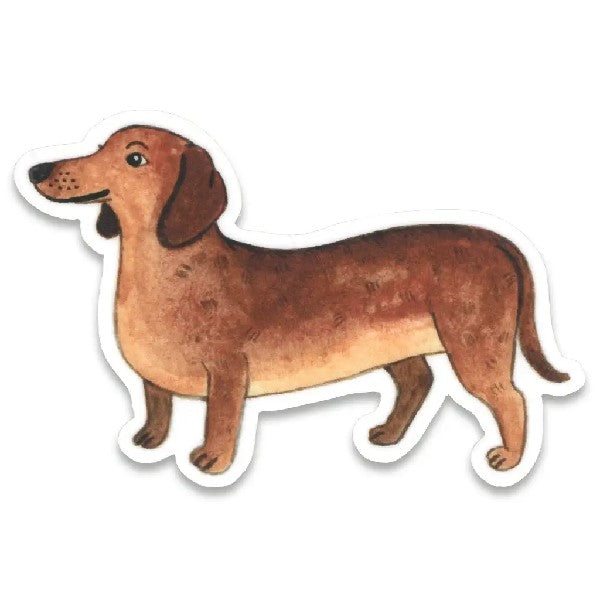 Cactus Club Sticker | Dachshund