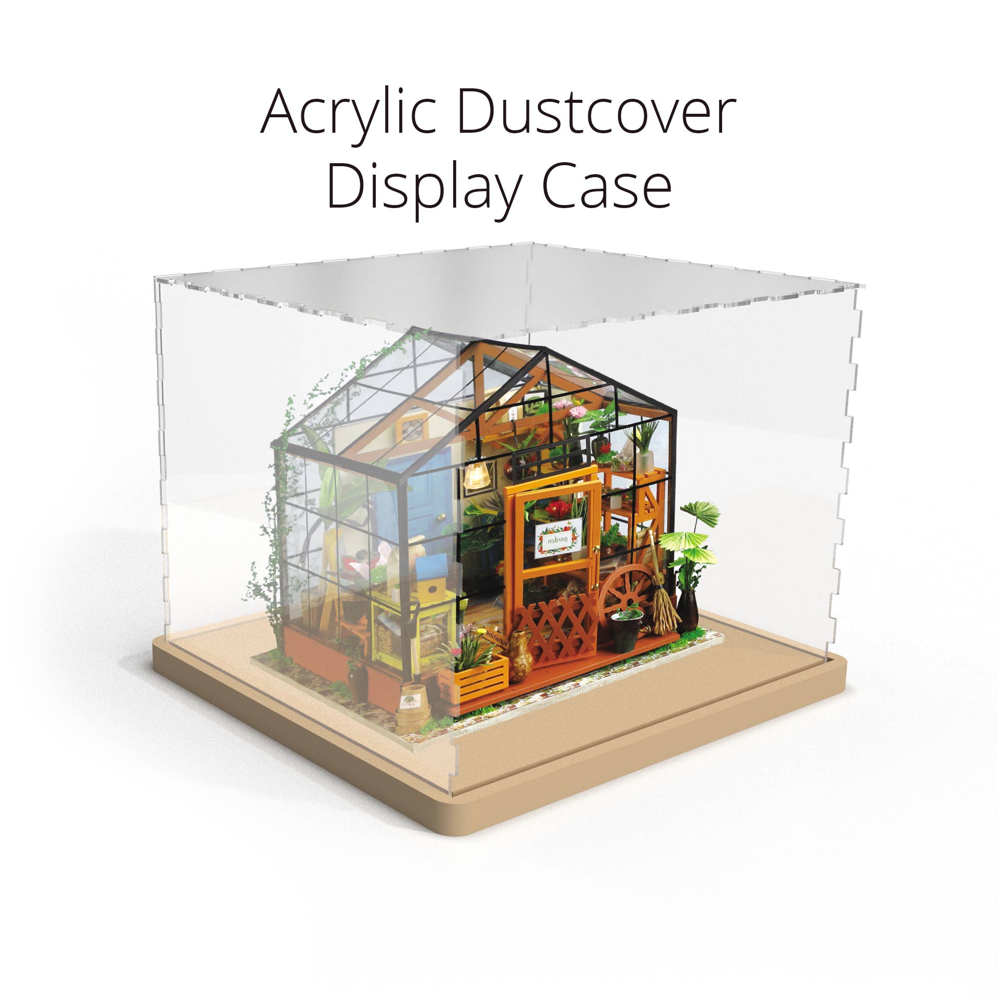 DIY Miniature Dollhouse Kit - Dust Cover