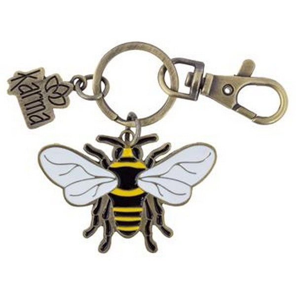 Karma Enamel Keychain | Bee