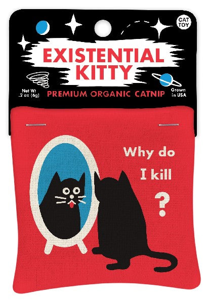 Blue Q Catnip Toy | Existential Kitty