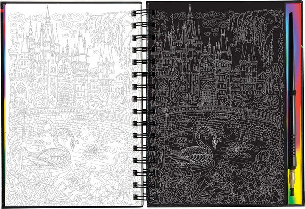 Scratch & Sketch Activity Book | Extreme Fantasy Art