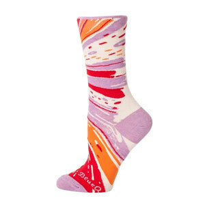 Blue Q Women's Crew Sock I'm A Girl, What's Your Superpower? | The Gifted Type