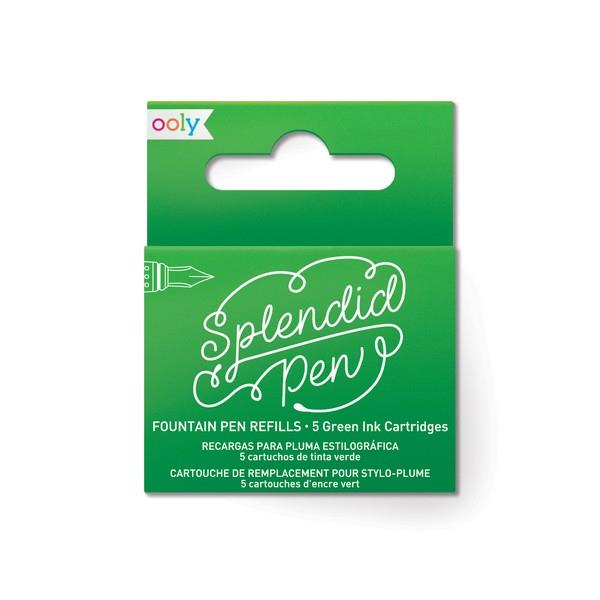 Splendid Fountain Pen Ink Refills | Green | The Gifted Type