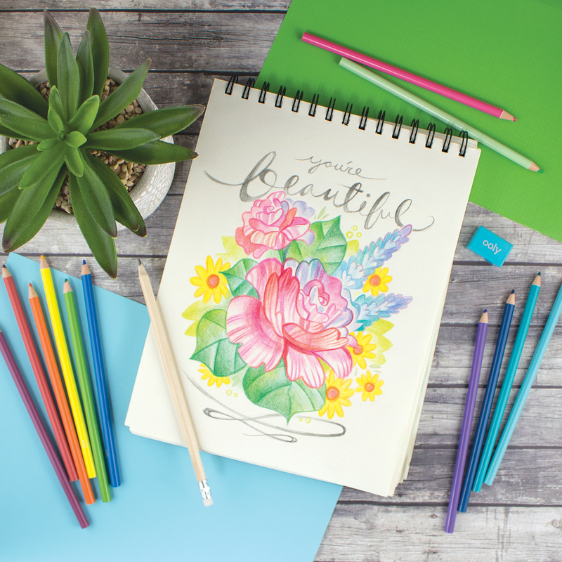 Sketch and Colour Pencil Set | The Gifted Type