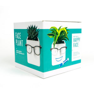 Face Plant Ceramic Planter