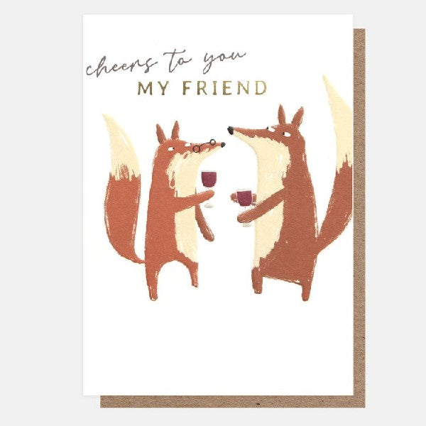 Cheers Foxy Friends Card