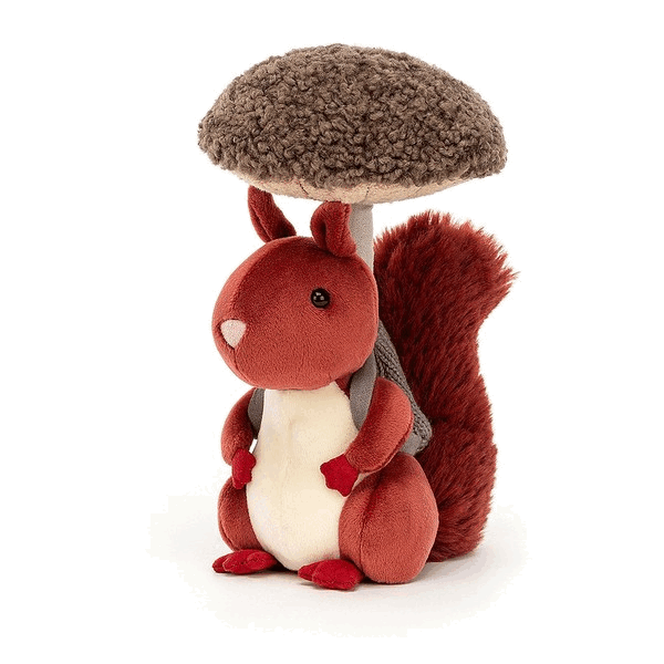 Jellycat Fungi Forager Squirrel Plush
