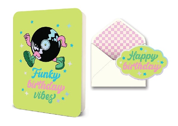 Funky Birthday Vibes Card