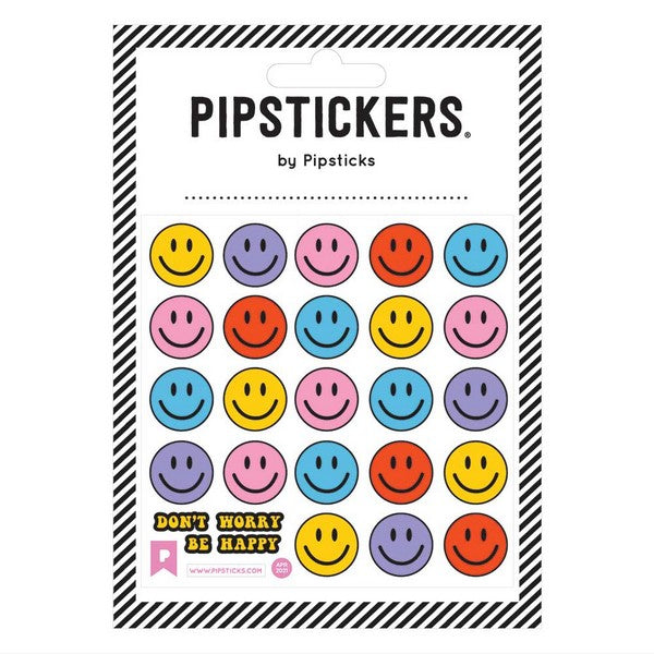 Pipsticks Fuzzy Stickers | Smiley Faces
