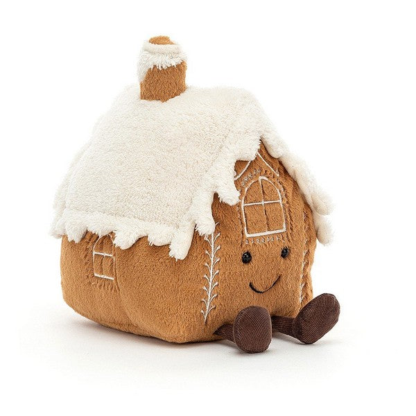 Jellycat Amuseables Gingerbread House Plush