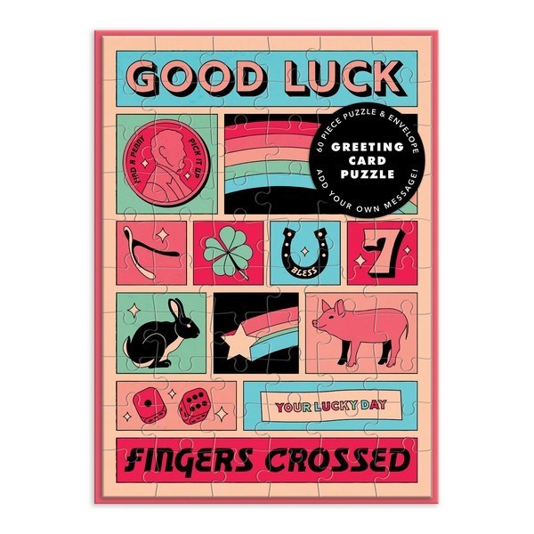 Good Luck -  Puzzle Card