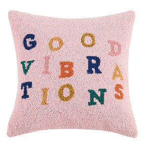 Good Vibrations Hook Pillow
